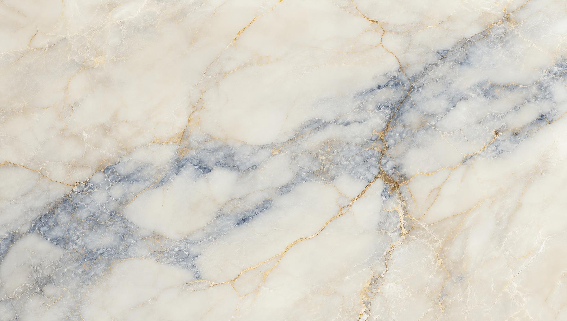 Polished white marble surface